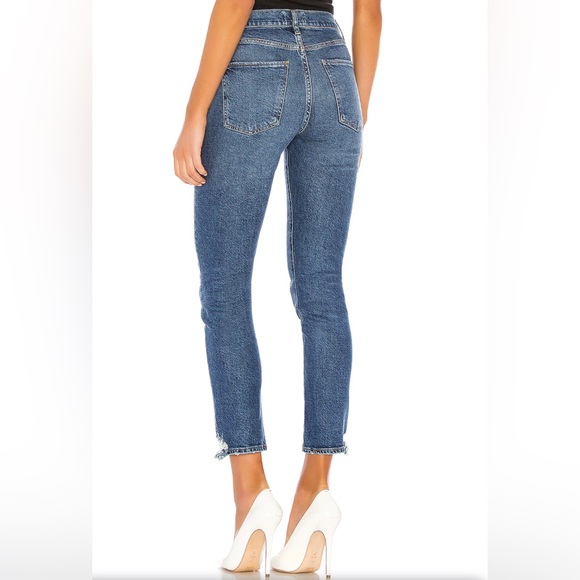 New Agolde Toni Mid Rise Straight in Stratosphere - Picture 3 of 15